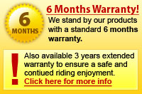 6 Months Warranty - All our products carry a 6 months warranty